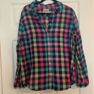 Colorful plaid shirt
